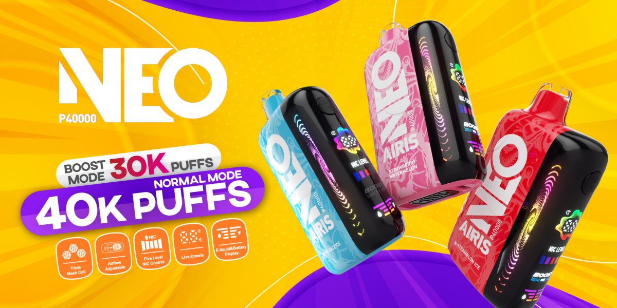 Airis NEO P40000: Redefining Disposable Vapes, Delivering a Premium Experience of Pure and Smooth Vaping