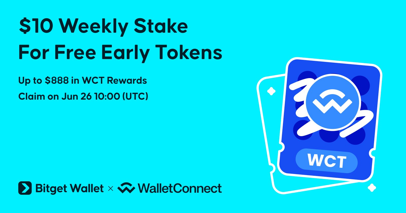 Bitget Wallet's Fomo Thursdays to Distribute 100,000 WalletConnect Tokens via Solana