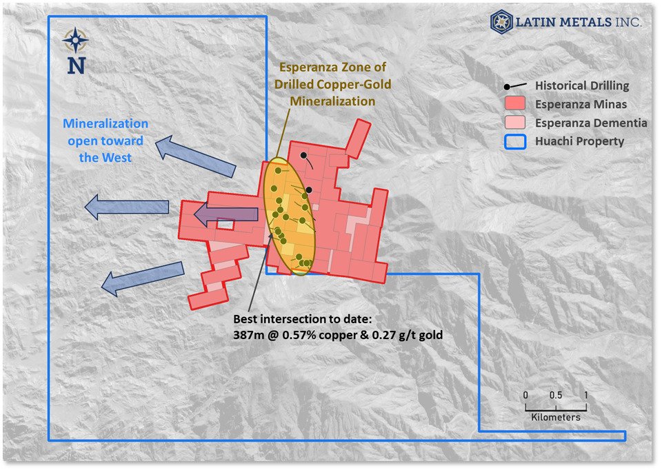 Latin Metals Signs Definitive Option Agreement for Huachi Copper-Gold Project, San Juan Province, Argentina