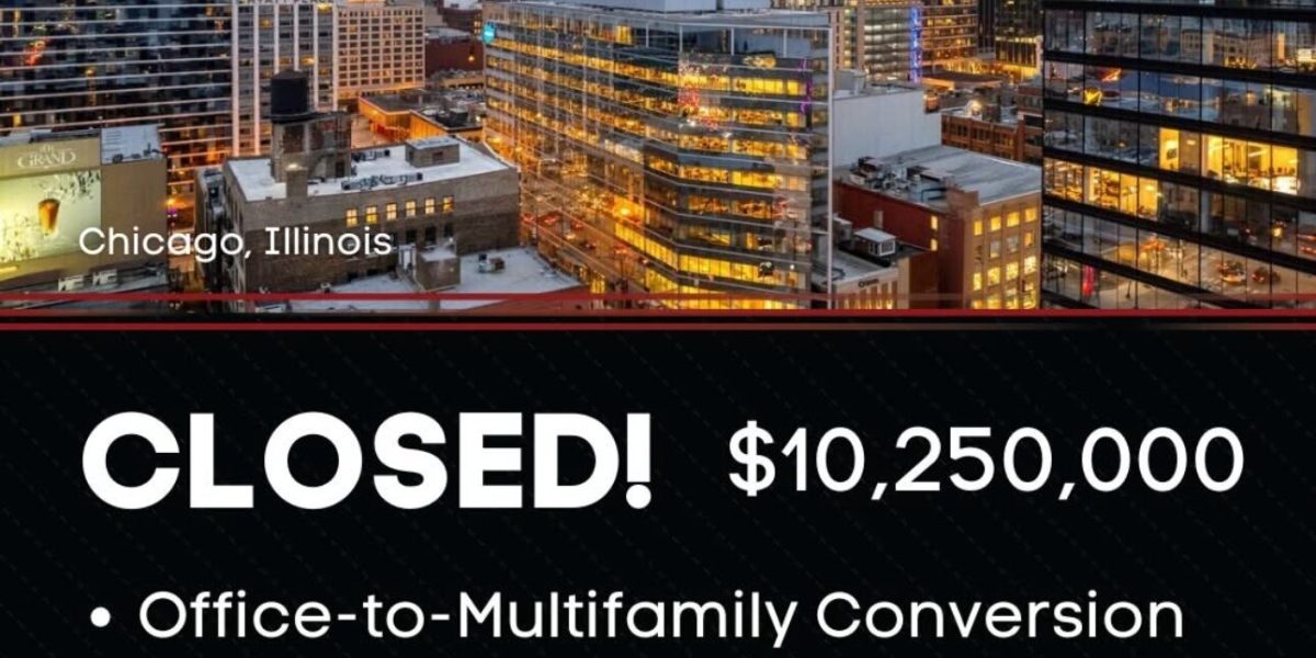 Mag Mile Capital Secures $10.25 Million in Joint Venture Equity for Chicago Office-to-Multifamily Conversion Project