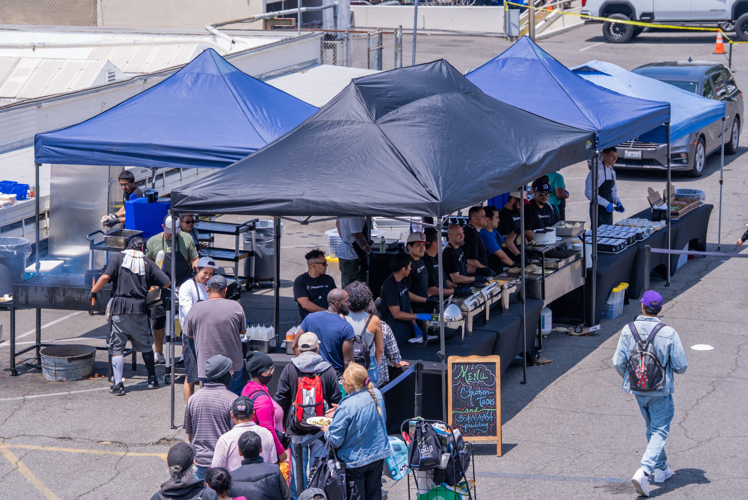 PMI Foods provides relief to wildfire victims by serving over 1,000 families before the WWE Event with the Los Angeles Dreams Center
