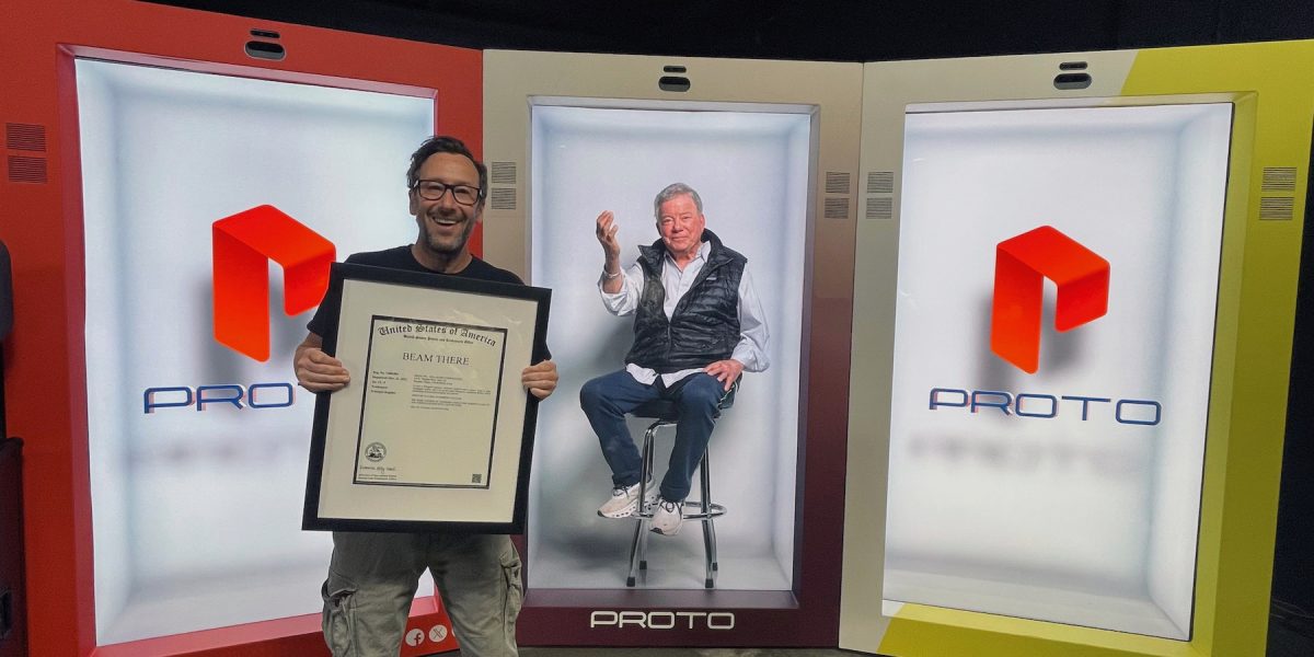 Proto Hologram Secures Federal Trademark for “Beam There”
