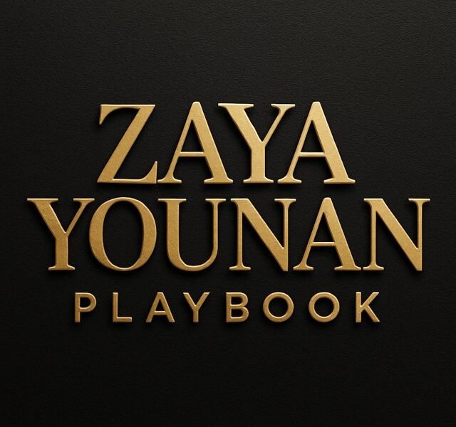 Zaya Younan Launches New YouTube Channel: The Zaya Younan Playbook