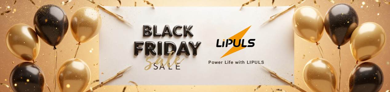 LIPULS Launches Three New 12V LiFePO4 Batteries for Black Friday