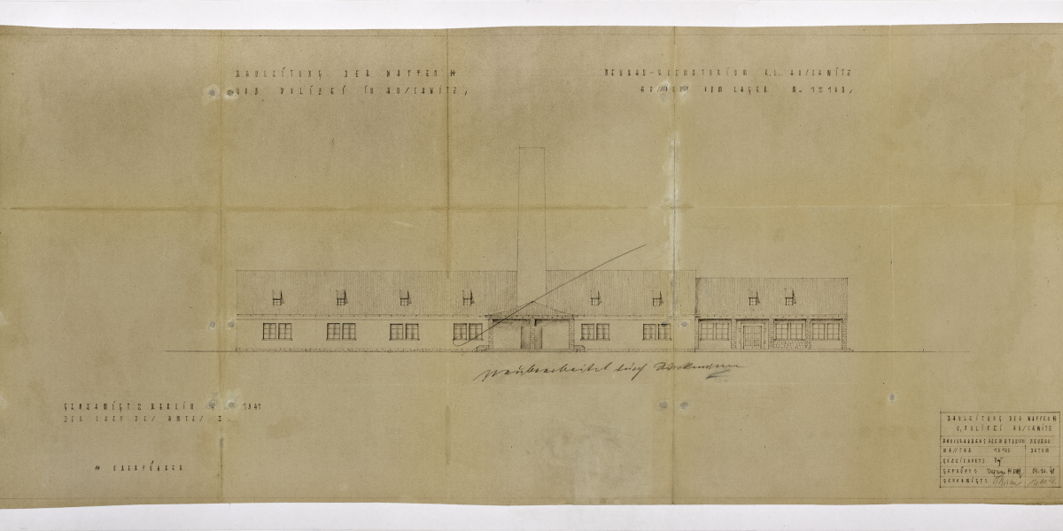 Rare, Original Auschwitz-Birkenau Crematoria Whiteprint Acquired by Elliott Broidy for $1.5 Million Honoring the 1.5 Million Children Murdered in the Holocaust