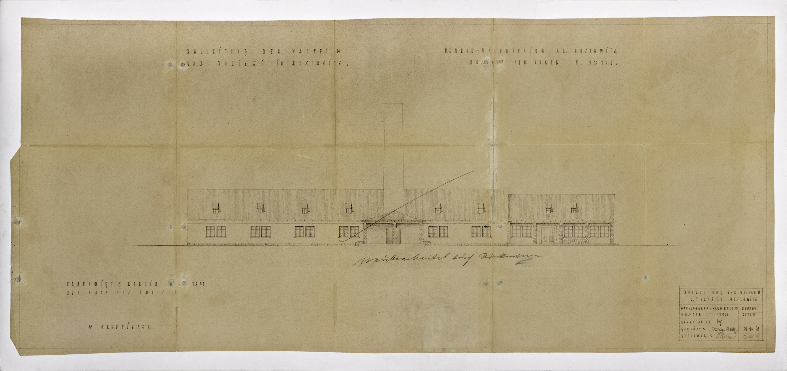 Rare, Original Auschwitz-Birkenau Crematoria Whiteprint Acquired by Elliott Broidy for $1.5 Million Honoring the 1.5 Million Children Murdered in the Holocaust