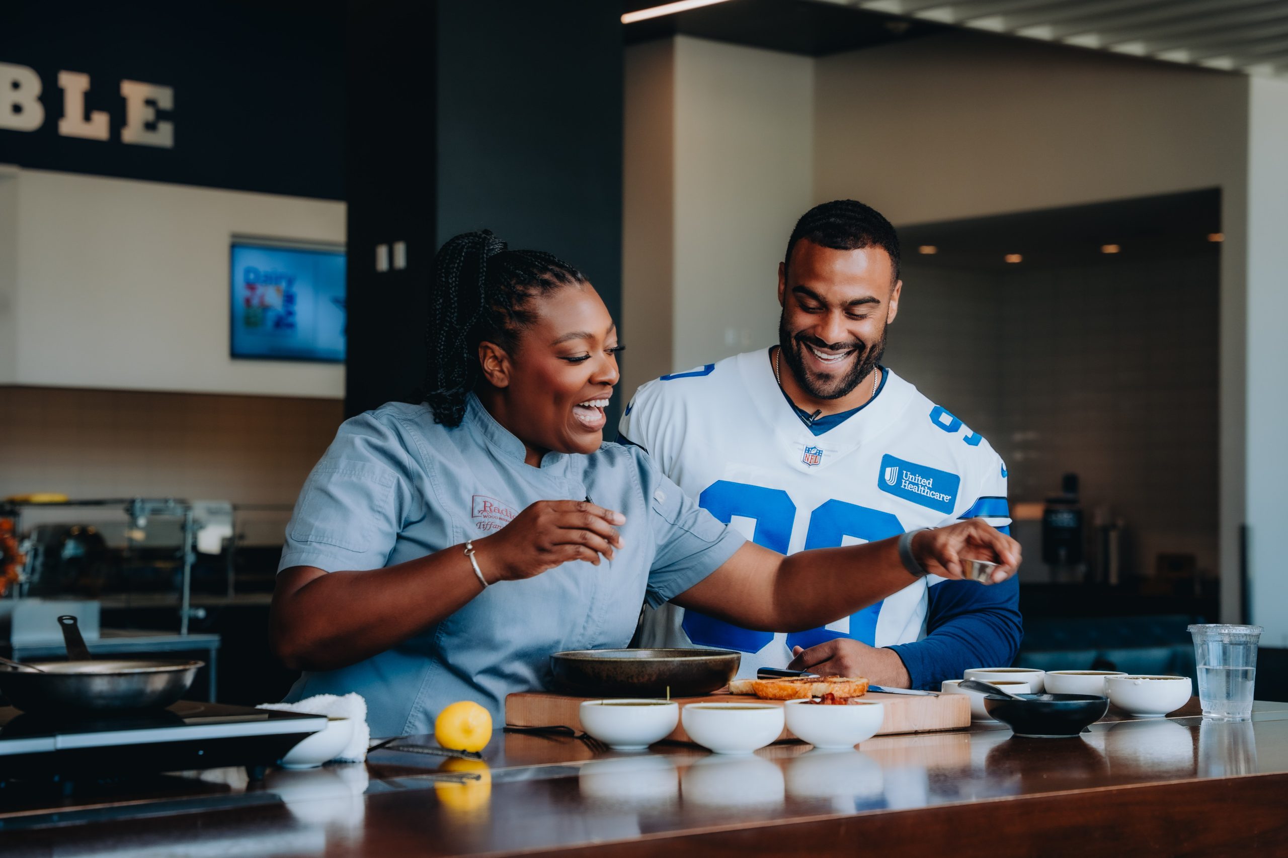 Dallas Cowboys’ Solomon Thomas Joins Celebrity Chef Tiffany Derry for Better With Dairy Nutrition Video
