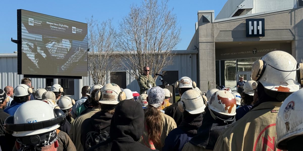 HII Marks One Year of Newport News Shipbuilding Charleston Operations