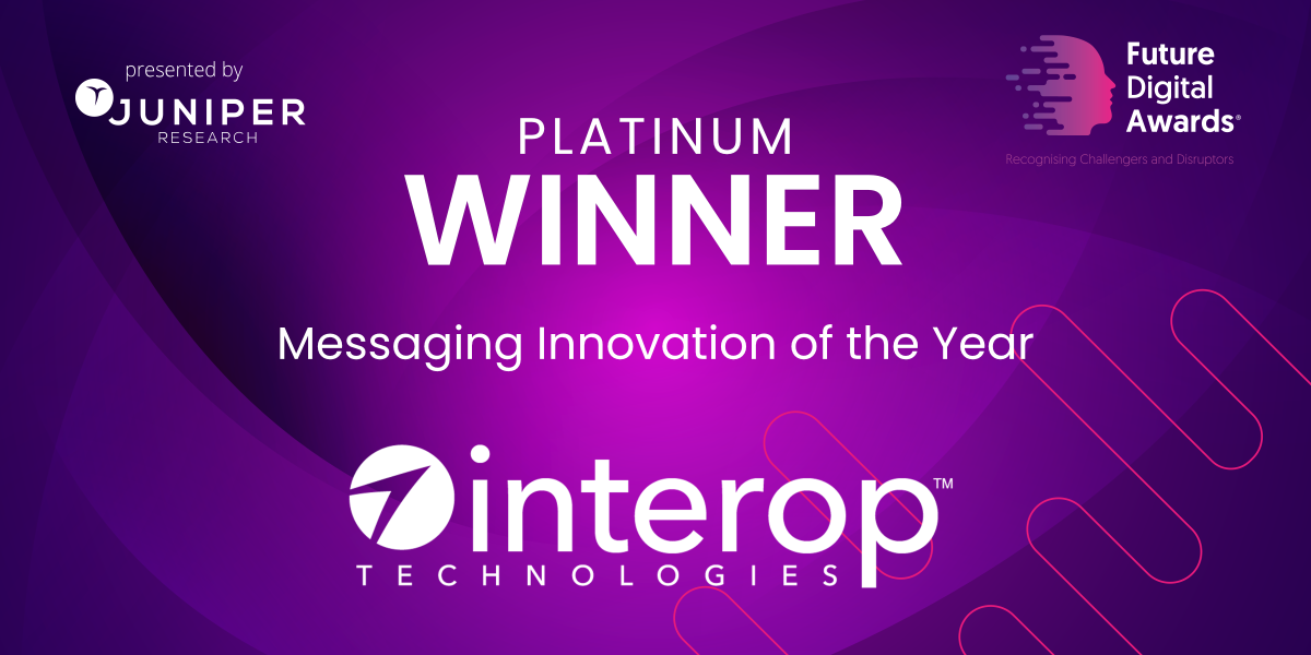 Interop Technologies’ RBM-IQ™ Wins Platinum for Messaging Innovation