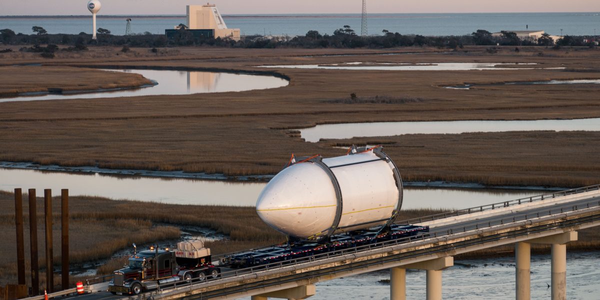 Rocket Lab’s Hungry Hippo Fairing Arrives at Virginia Launch Site Ahead of First Neutron Flight