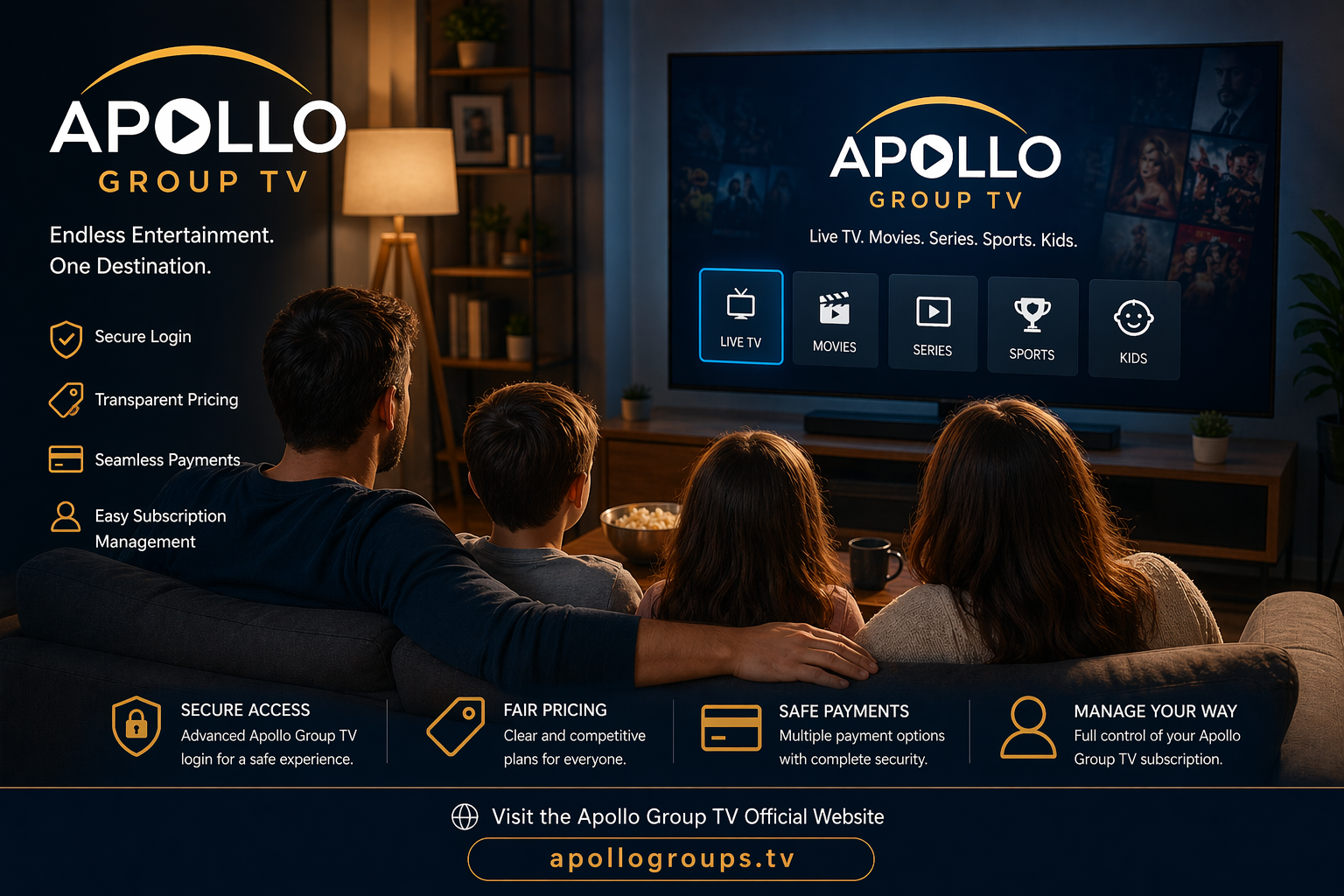 Apollo Group TV Introduces Unified Apollo TV App with Integrated Account and Subscription Management