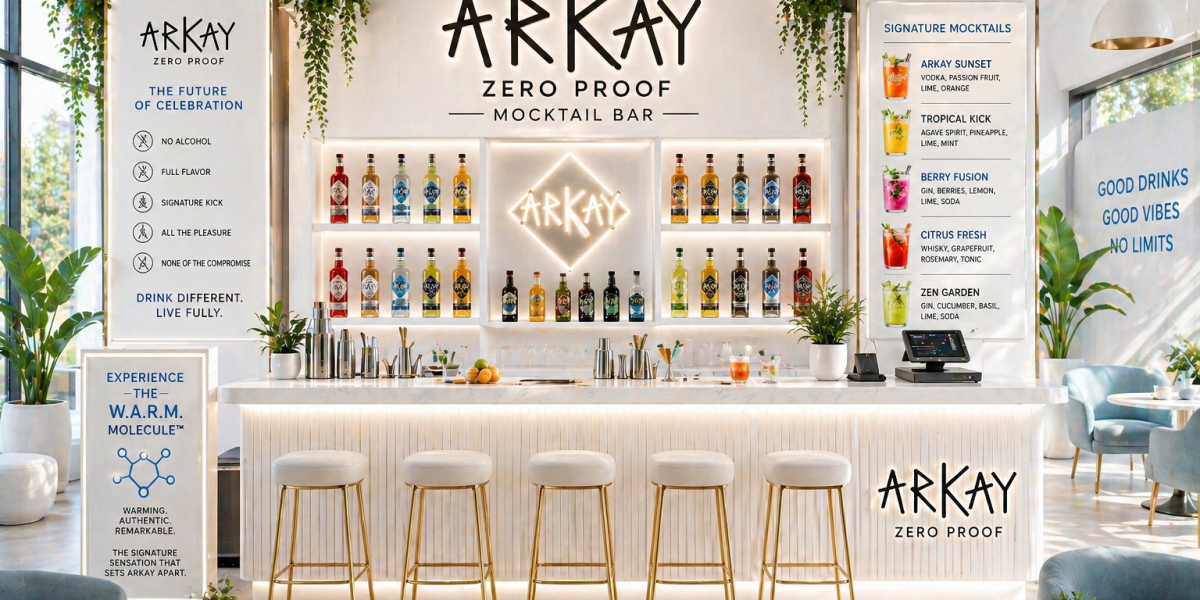 ARKAY Announces Explosive Global Growth and Worldwide Expansion Opportunity to Open ARKAY Zero Proof Mocktail Bars, Powered by the Revolutionary W.A.R.M. Molecule™, With Eyes on Future NASDAQ Listing