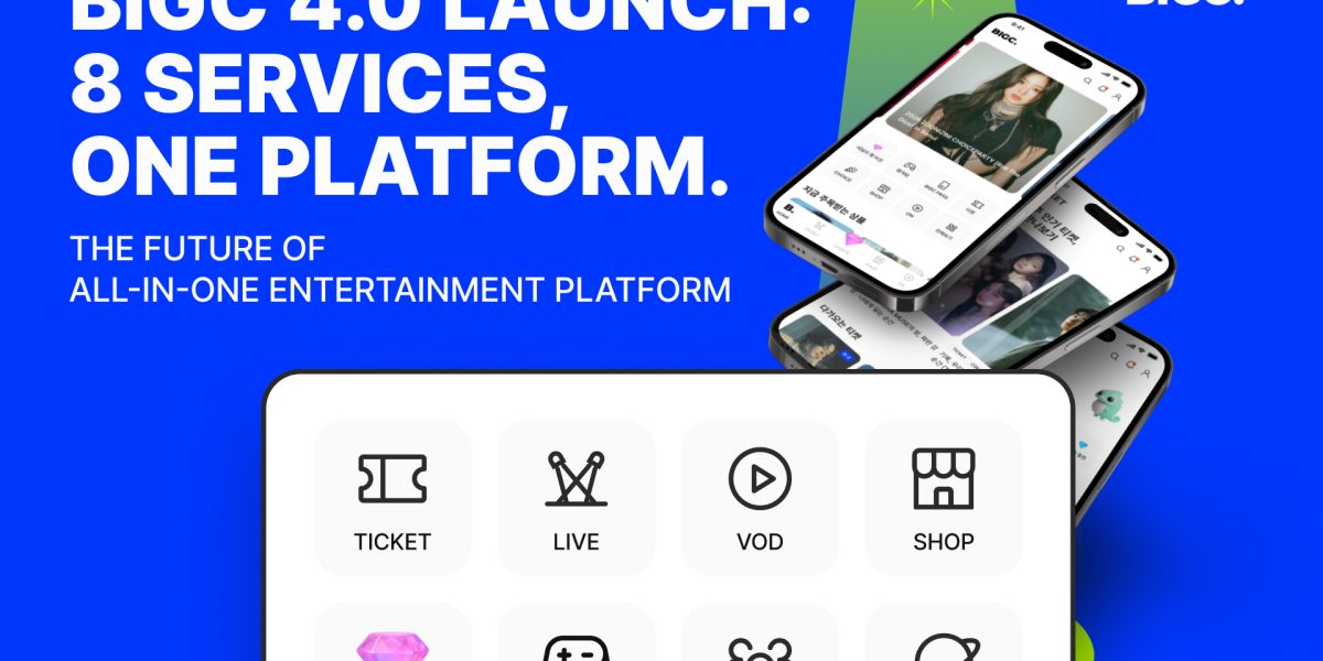 BIGC Unveils BIGC 4.0: The Ultimate All-in-One Enter-Tech Platform for Global K-Pop and K-Culture Fans