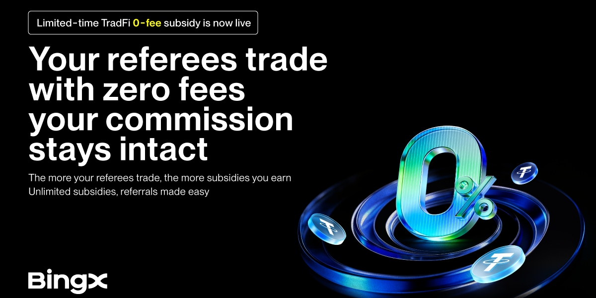 BingX Launches Zero-Fee TradFi Futures while Maintaining Full Partner Commissions