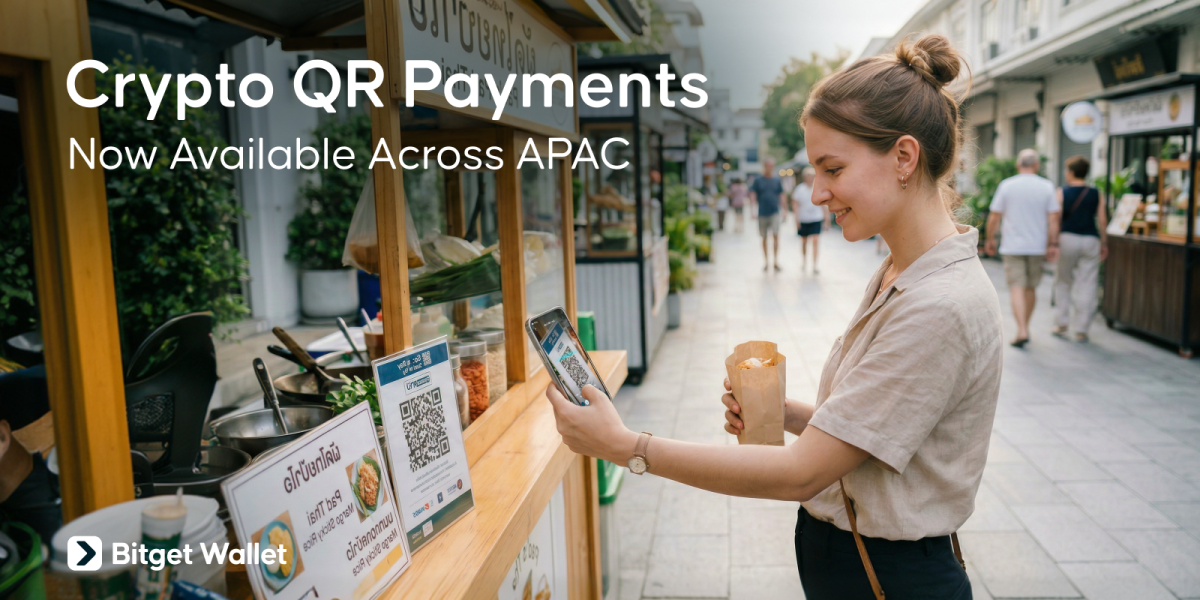 Bitget Wallet Brings Self-Custodial Crypto Payments to APAC QR Networks