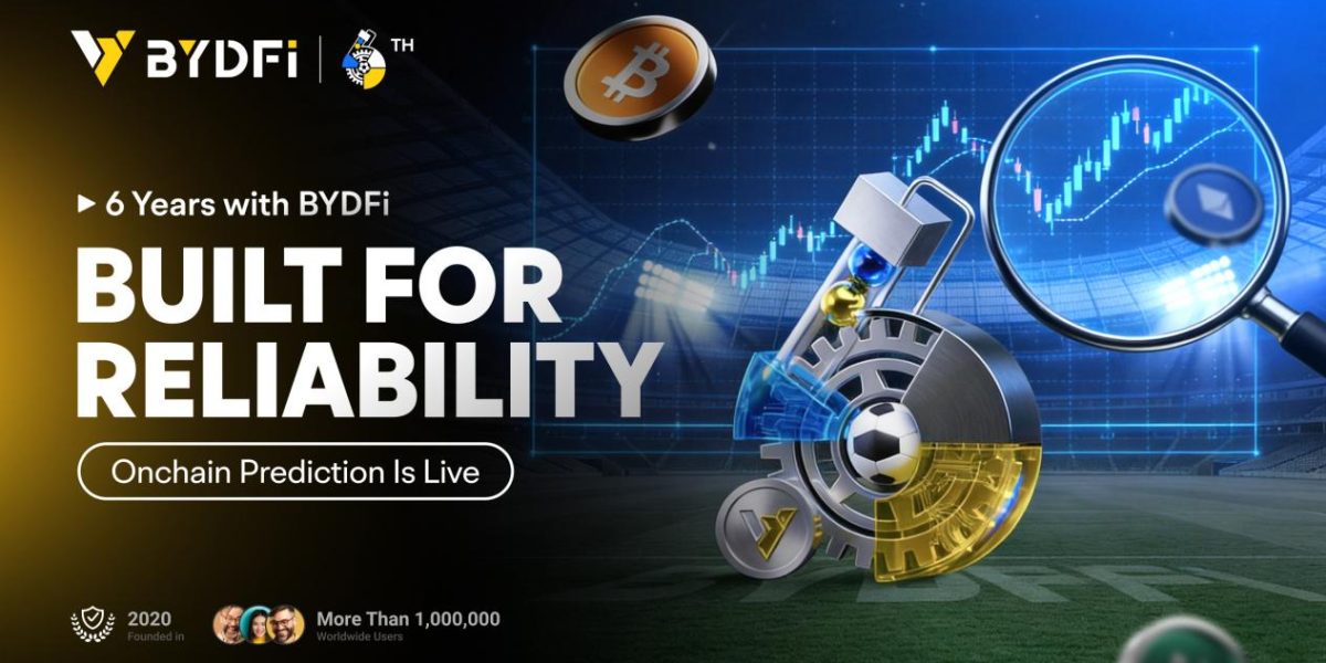 BYDFi Reviews 6th Anniversary with Prediction Market Launch