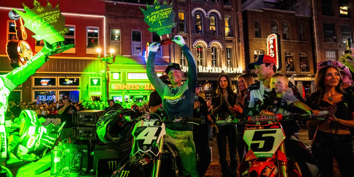 CARMICHAEL CROWNED THE HOLESHOT KING ON BROADWAY STREET IN NASHVILLE