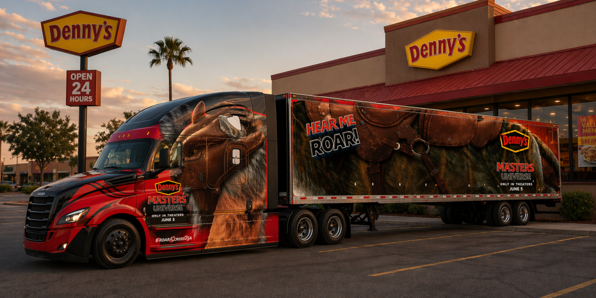 Denny’s Battle Cat-Themed Masters of the Universe™ Mobile Diner Roars Across America