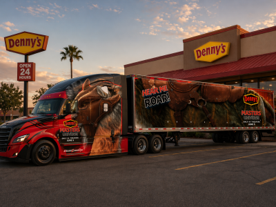 Denny’s Battle Cat-Themed Masters of the Universe™ Mobile Diner Roars Across America