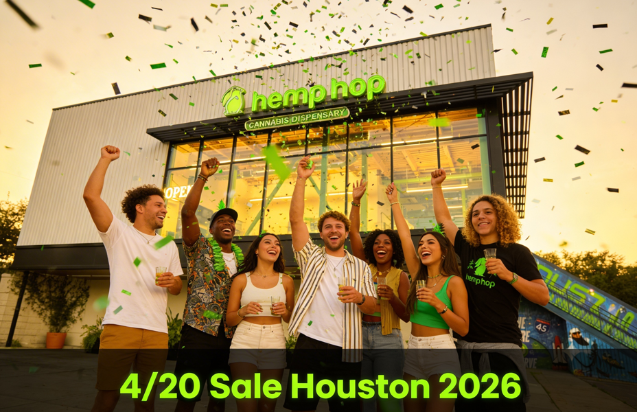 Hemp Hop’s First 420 Deals in Houston, TX - Buy 3 Get 1 Free 2026