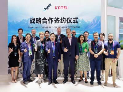 HERE and KOTEI partner to build AI‑native navigation for the software‑defined vehicle era