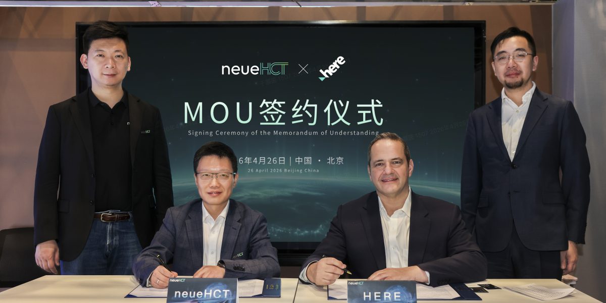 HERE Technologies deepens collaboration with China’s intelligent driving innovator neueHCT to accelerate global NOA expansion