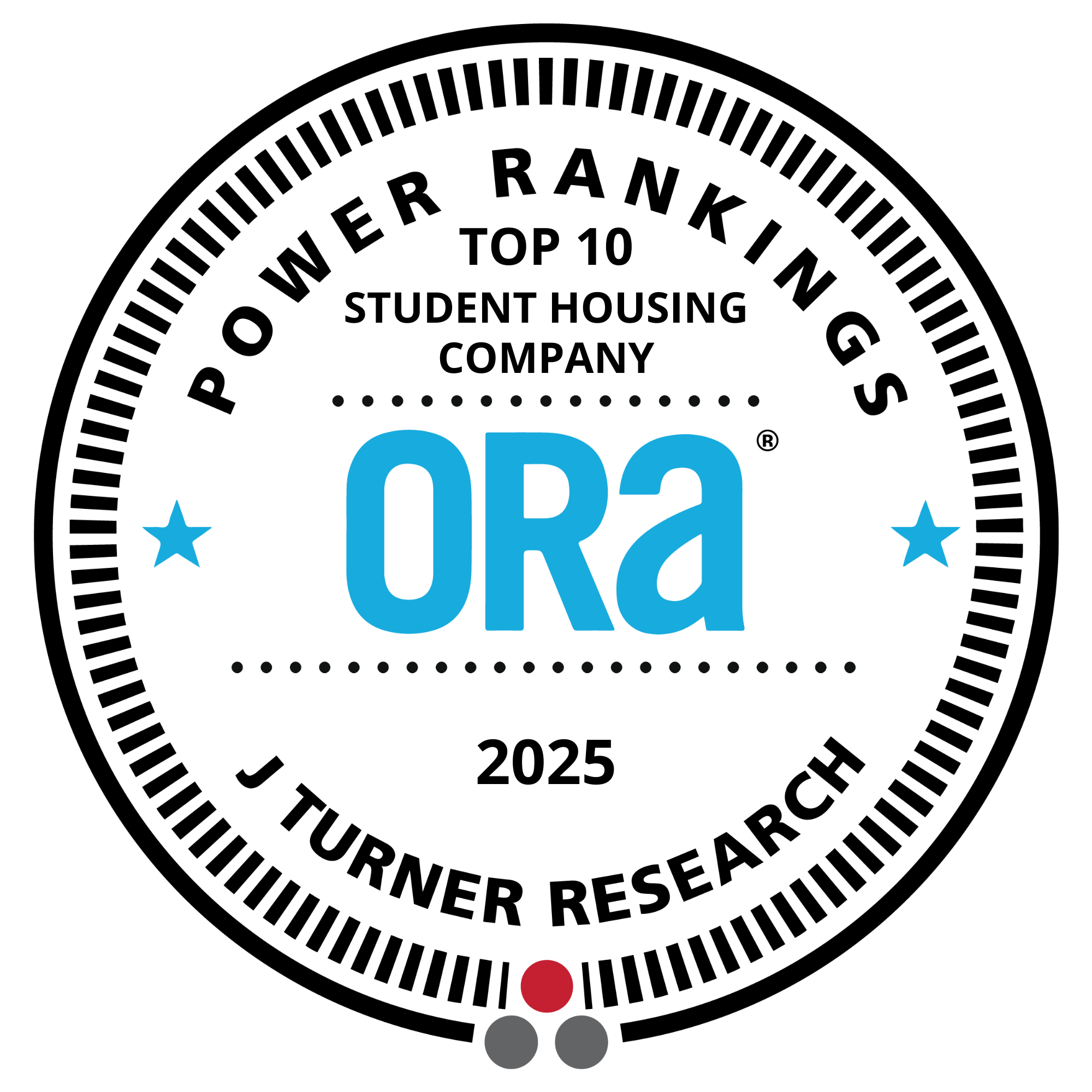 HH Red Stone Named a Top 10 Student Housing Company by J Turner Research; Owned Asset Recognized Among the Nation’s Top 1% of Conventional Properties