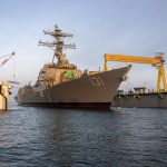HII’s Ingalls Shipbuilding Launches Guided Missile Destroyer George M. Neal (DDG 131)