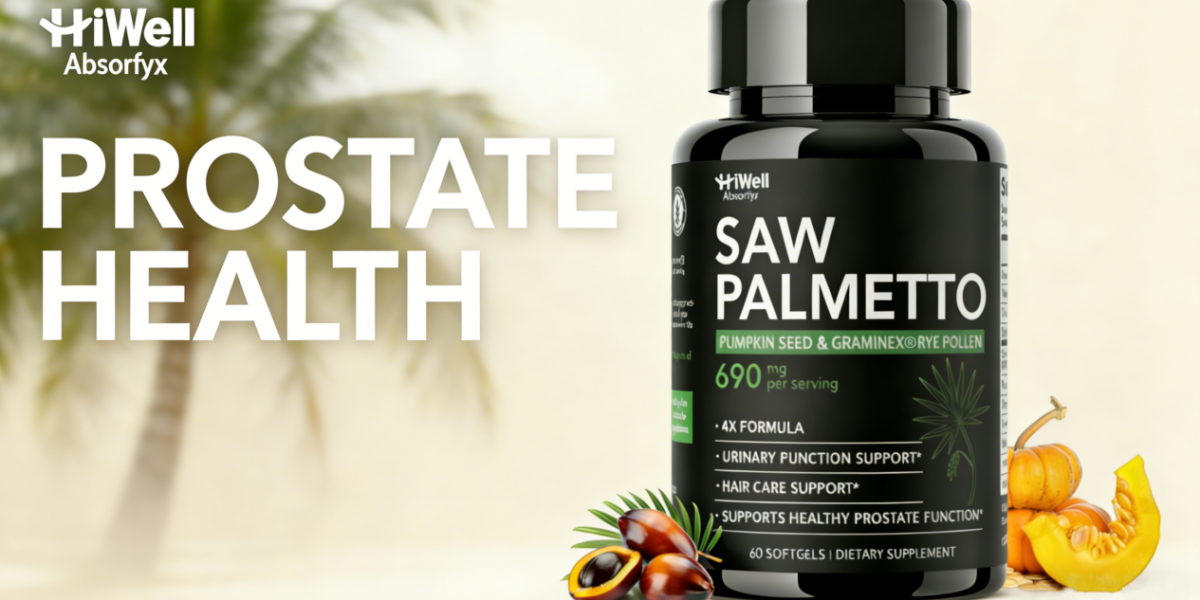 HiWell Absorfyx Launches Advanced Saw Palmetto Formula for Prostate, Urinary, and Hair Health