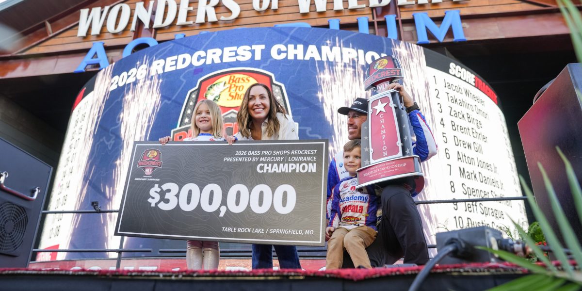 Jacob Wheeler Wins Major League Fishing’s Bass Pro Shops REDCREST 2026 Presented by Mercury and Lowrance at Table Rock Lake