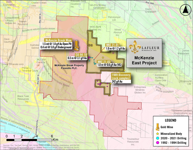LaFleur Minerals Acquires McKenzie East Gold Project Expanding Val-d’Or Gold Portfolio; Advances Aggressive Drilling at Swanson Gold Project