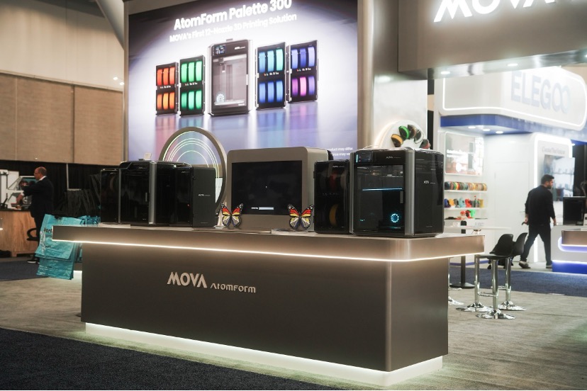 MOVA AtomForm Debuts Palette 300 on Rapid + TCT Boston 2026, Featuring 12-Nozzle Automatic Swapping Technology