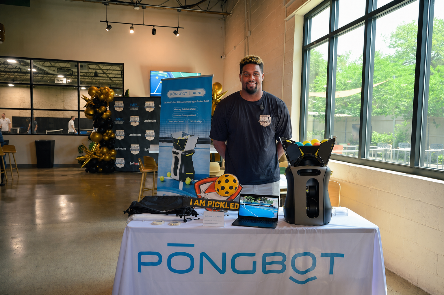 Pongbot Named Presenting Sponsor of the 2nd Annual Cam Jordan Foundation Pickleball Tournament