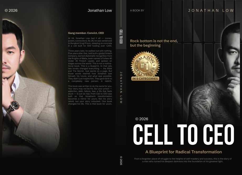 Singapore Fintech Founder Jonathan Low Releases Bestselling Memoir “Cell to CEO,” Debuting as Amazon Bestseller Across Six Categories