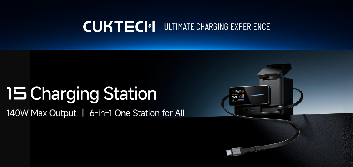 Smart Minimalism, Supreme Efficiency: CUKTECH 15 Charging Station Makes Its Debut in Malaysia
