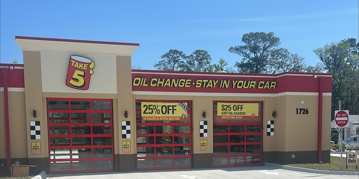 Take 5 Oil Change Opens First Shop in Green Cove Springs, Florida, Delivering a Faster Oil Change Experience