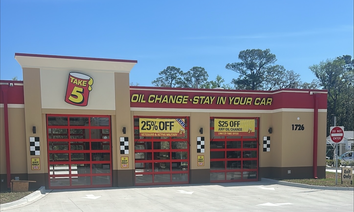 Take 5 Oil Change Opens First Shop in Green Cove Springs, Florida, Delivering a Faster Oil Change Experience