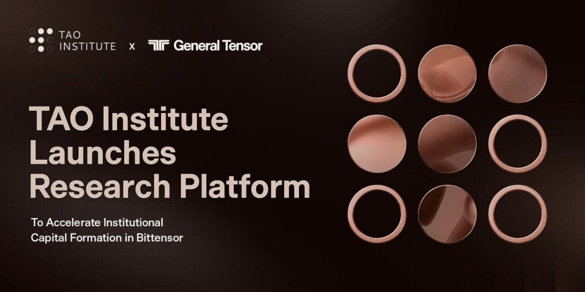 TAO Institute Launches Research Platform to Accelerate Institutional Capital Formation in Bittensor