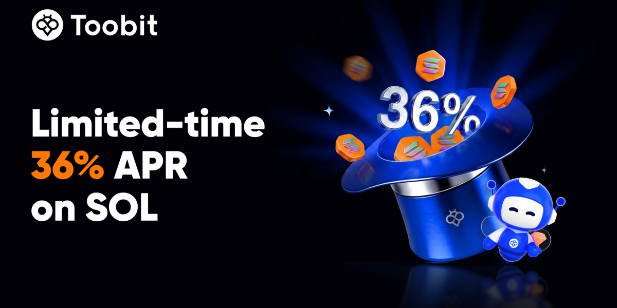 Toobit Adds 36% APR on Solana (SOL) to High-Yield Earn Series
