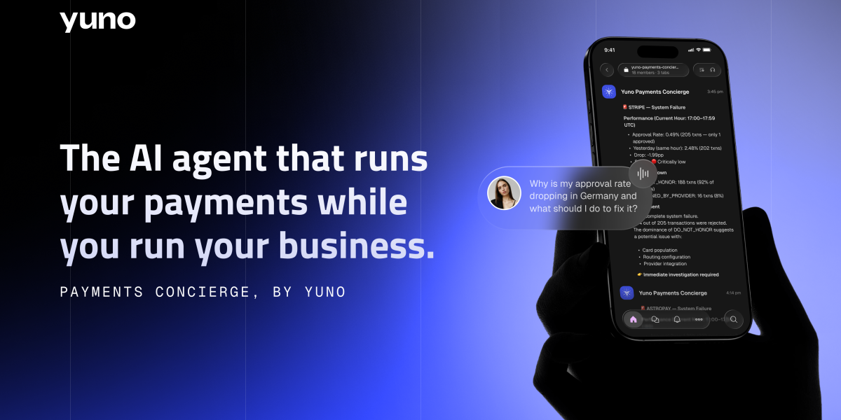 Yuno Launches Payments Concierge: An Always-On AI Agent for Payment Operations