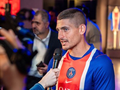 BEYOND Developments and Paris Saint-Germain Bring 2026–27 Home Kit to Life in Landmark Partnership Moment with Marco Verratti in Dubai