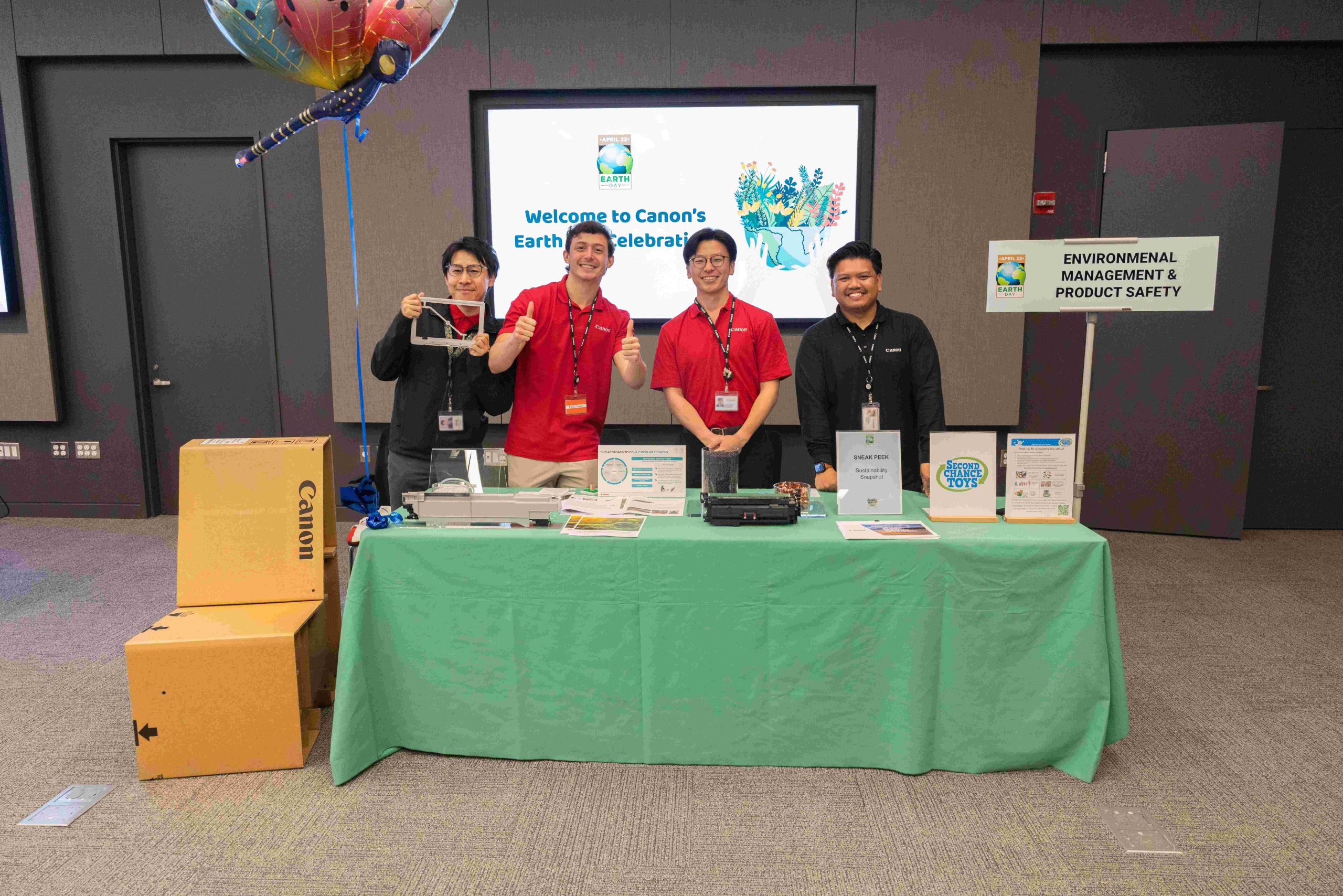 Canon and Local Organizations Celebrate Earth Day 2026 with Community Recycling Drives at Melville Headquarters