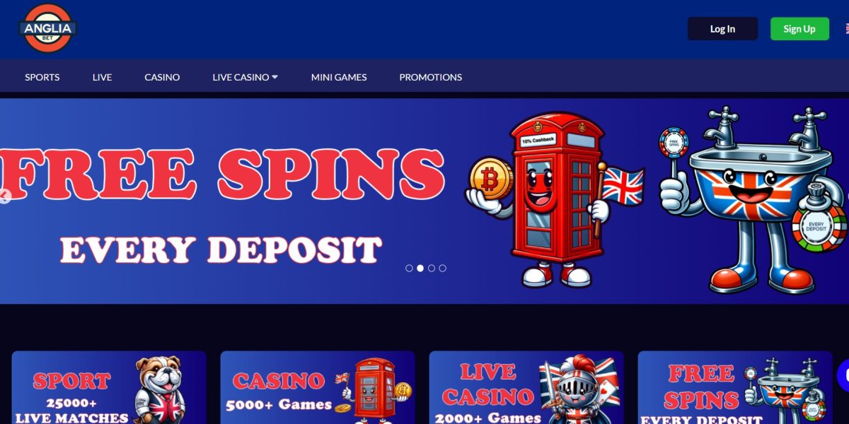 Crypto Casino Angliabet Sets New Standard With No-Wagering Free Spins on Every Deposit