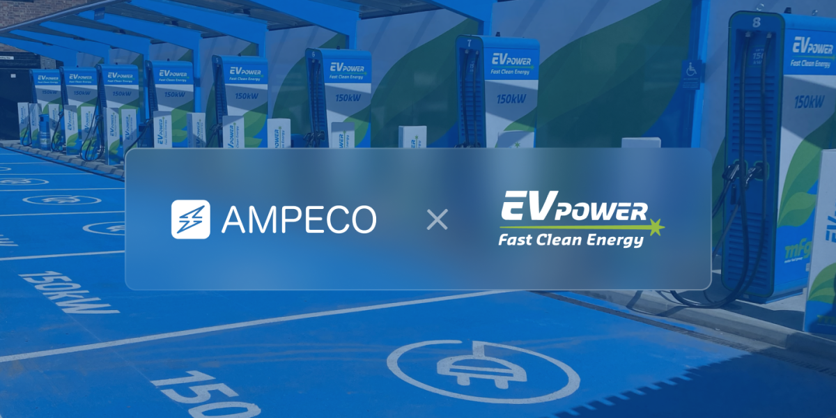 EV Power selects AMPECO to scale the UK's largest ultra-rapid charging network