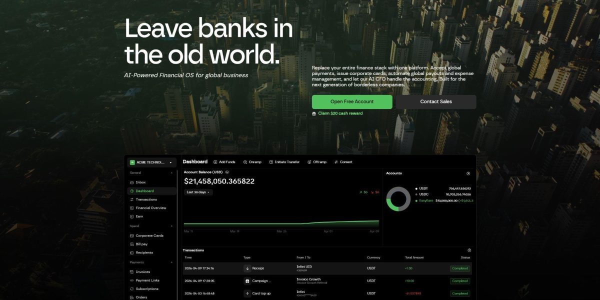 Infini Secures MSB Registration in Canada, Advancing Its Global AI Financial Operating System for Next-Generation Enterprises