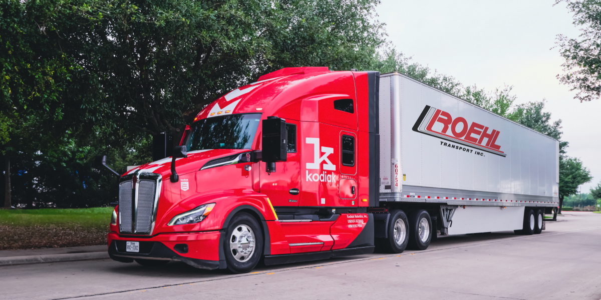 Kodiak Begins Hauling Freight Autonomously With Roehl Transport