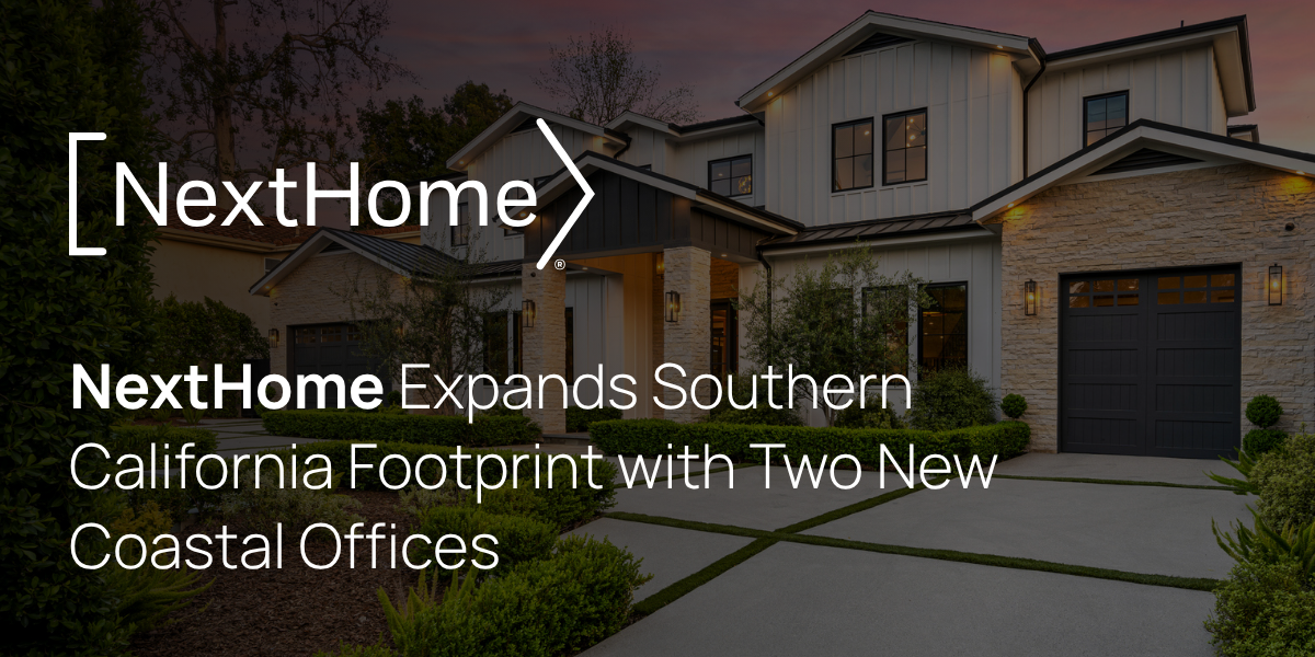 NextHome Expands Southern California Footprint with Two New Coastal Offices