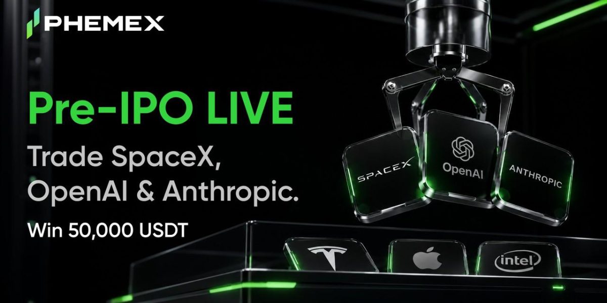Phemex Launch Pre-IPO Futures for SpaceX, OpenAI, and Anthropic