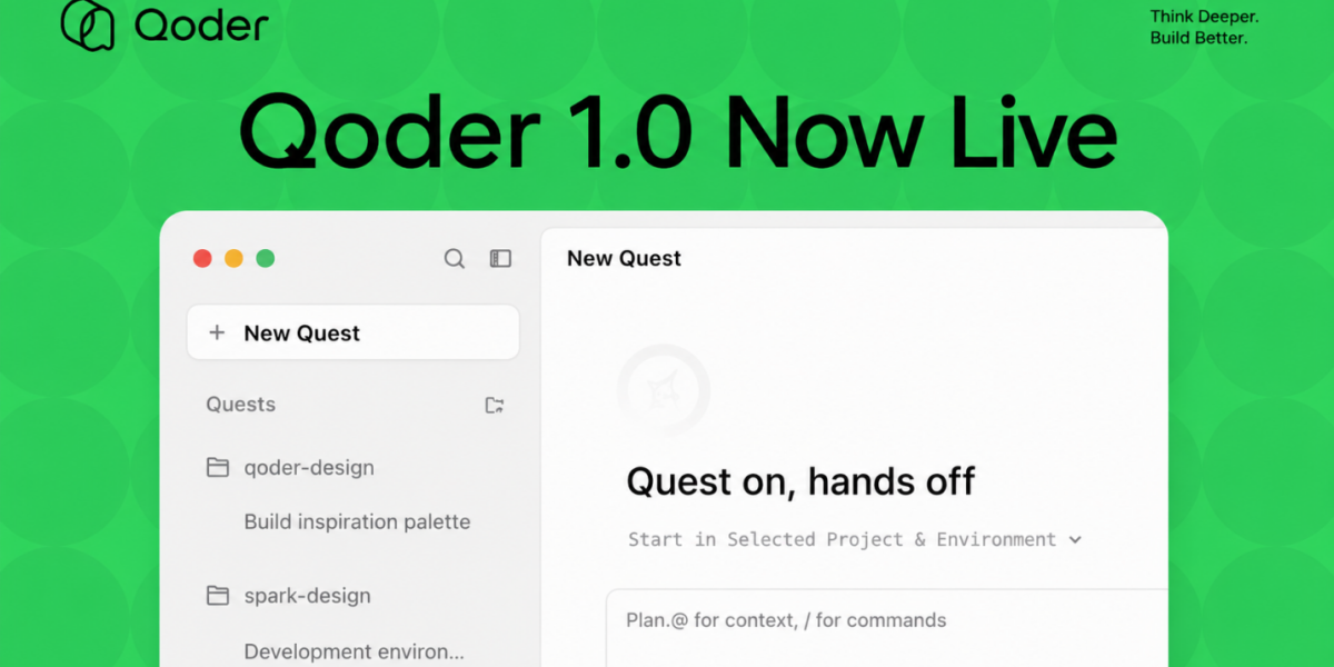 Qoder Version 1.0 Released: Full Automation of Code Generation, Verification & Delivery