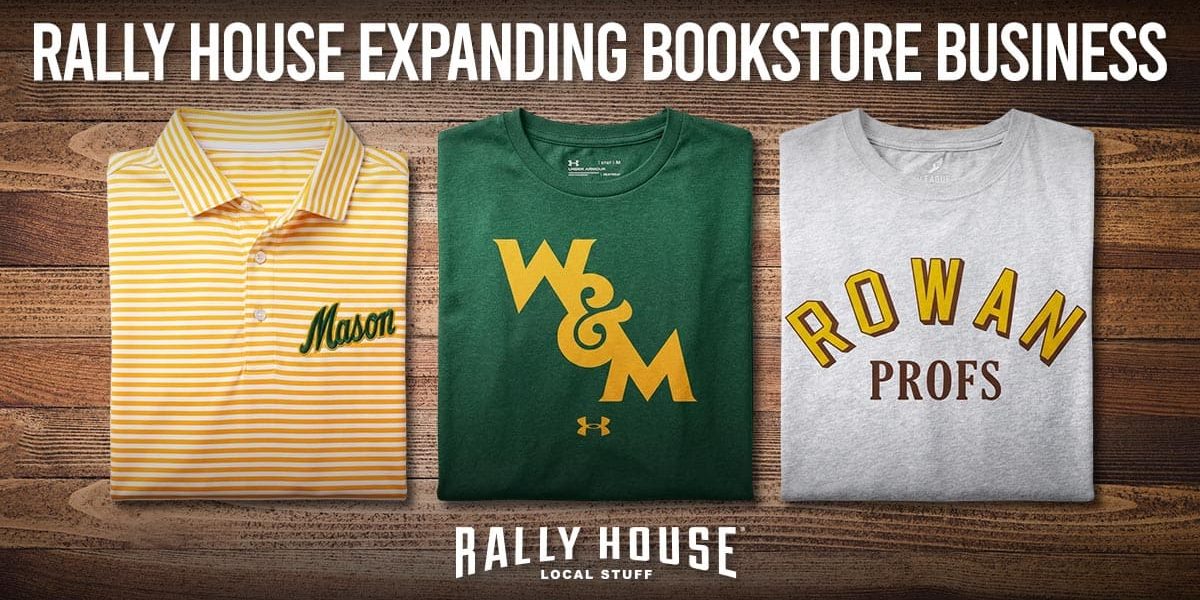 Rally House Named Official Bookstore Operator for George Mason University, William & Mary, and Rowan University